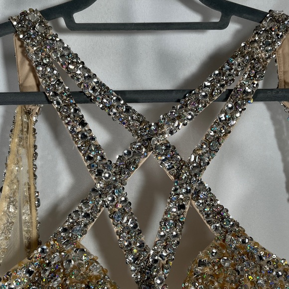 Jovani STUNNING Size 6 Crystal Embellished Women's DRESS - Picture 5 of 9